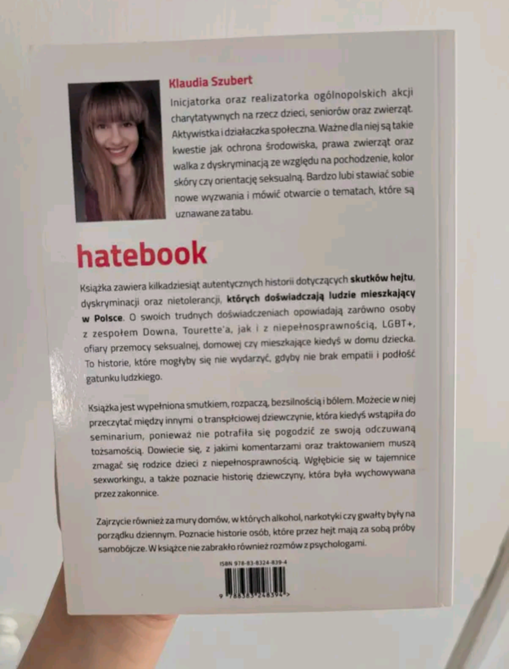 Moja książka "hatebook"!