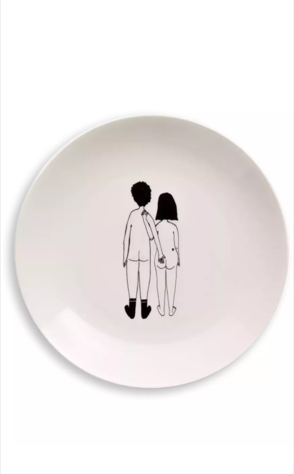 Porcelanowy talerz naked!