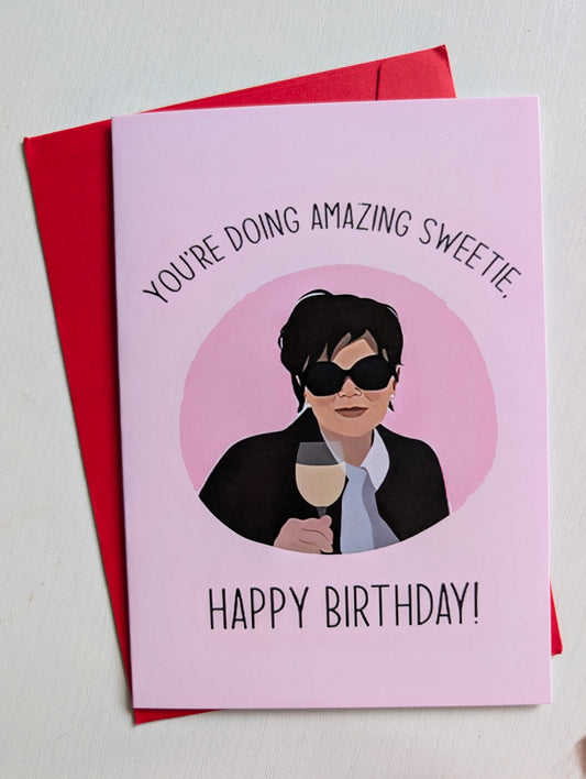 Kartka urodzinowa Kris Jenner!