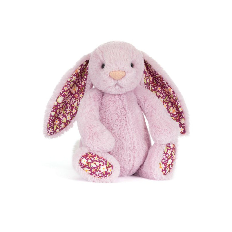 Króliczek liliowy z kwiecistymi uszami JellyCat!