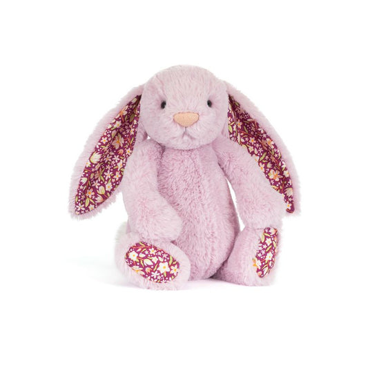 Króliczek liliowy z kwiecistymi uszami JellyCat!