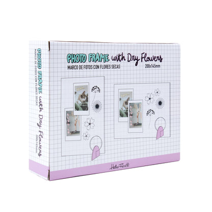 Ramka DIY z suszonymi kwiatami!