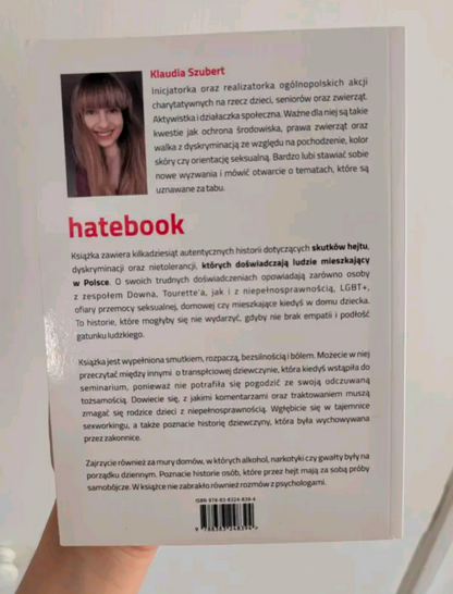 Moja książka "hatebook"!