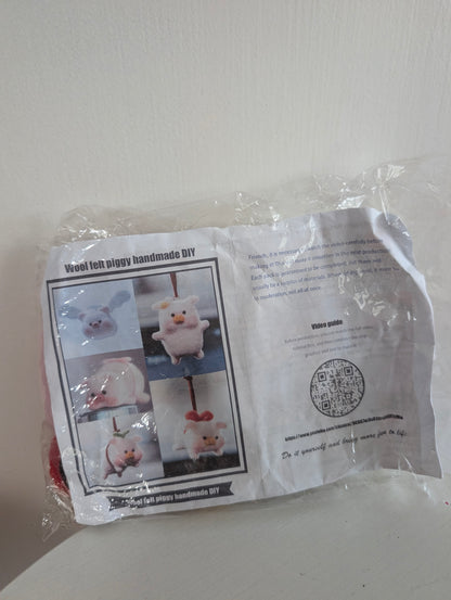 Świnka do zrobienia z filcu!