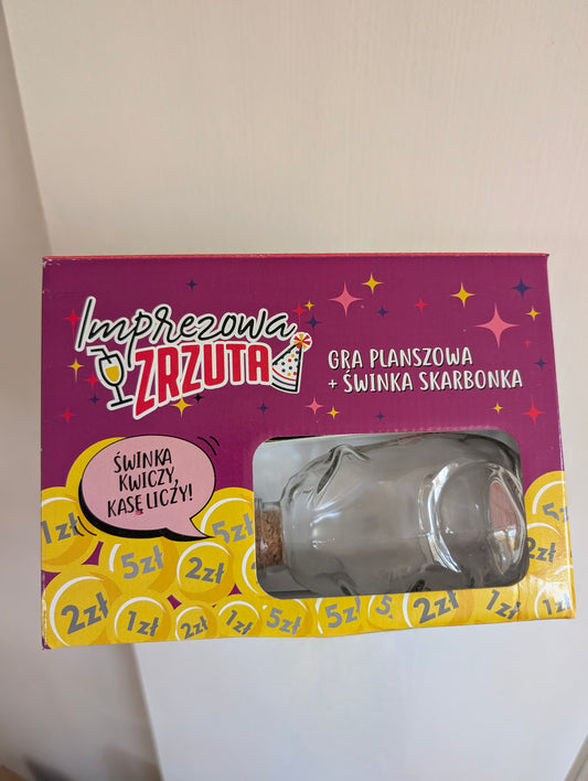 Gra planszowa ze świnką skarbonką!