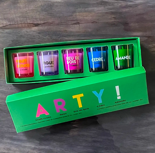 Zestaw pięciu świec artystycznych!