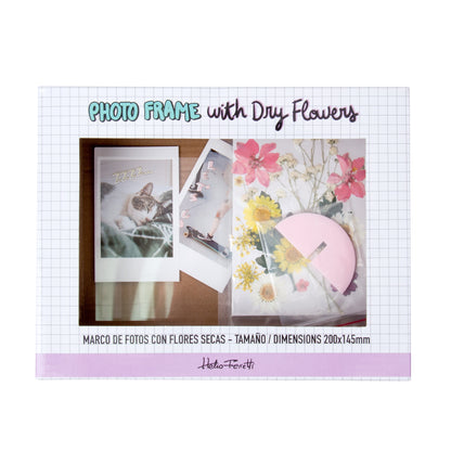 Ramka DIY z suszonymi kwiatami!