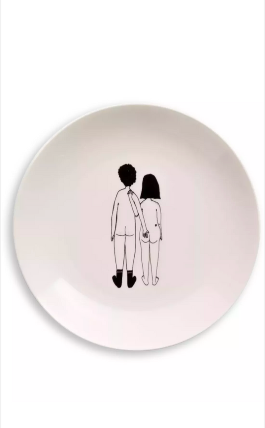 Porcelanowy talerz naked!
