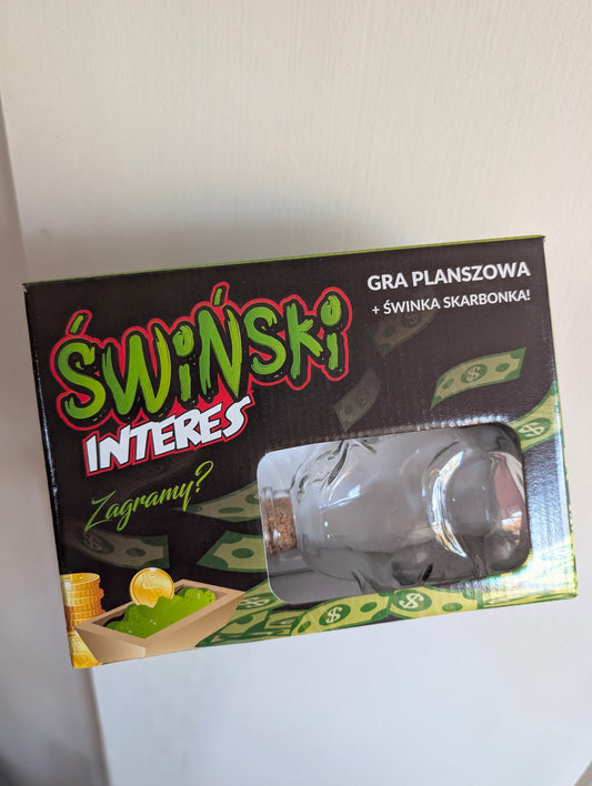 Gra planszowa + świnka skarbonka!