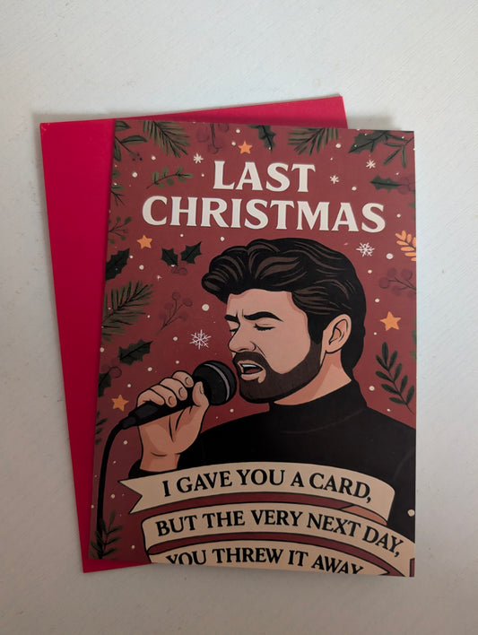 Kartka świąteczna "Last Christmas" - standardowa!