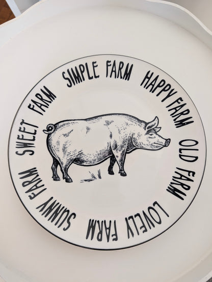 Talerz ze świnką!