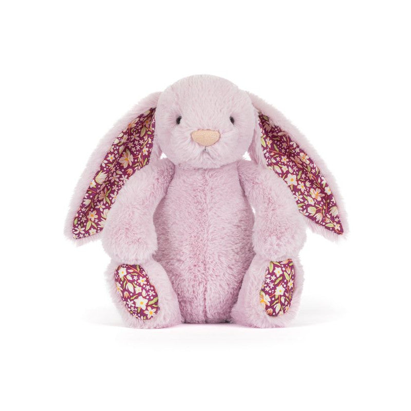 Króliczek liliowy z kwiecistymi uszami JellyCat!