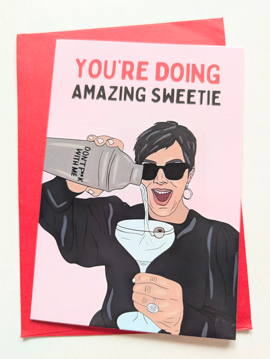 Kartka okolicznościowa Kris Jenner!