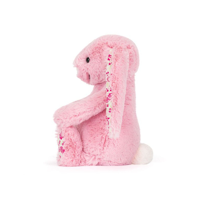 Króliczek różowy z kwiecistymi uszami JellyCat!