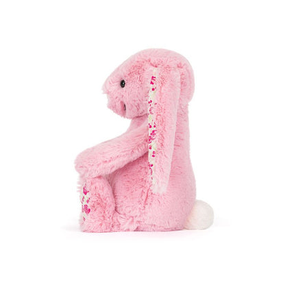 Króliczek różowy z kwiecistymi uszami JellyCat!